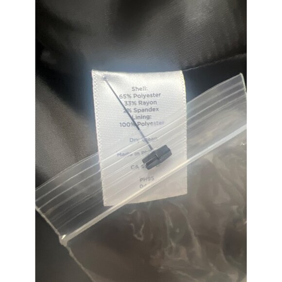 Talbots NWT Gray Herringbone 4 Button Straight Leg Career Suit - Picture 4 of 9